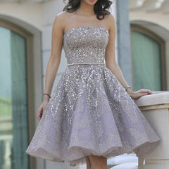 Gorgeous Purple A-line Homecoming Dresses, BD00151