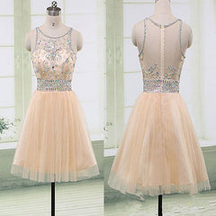 Popular Gorgeous beaded elegant fashion cute homecoming dresses,BD00189