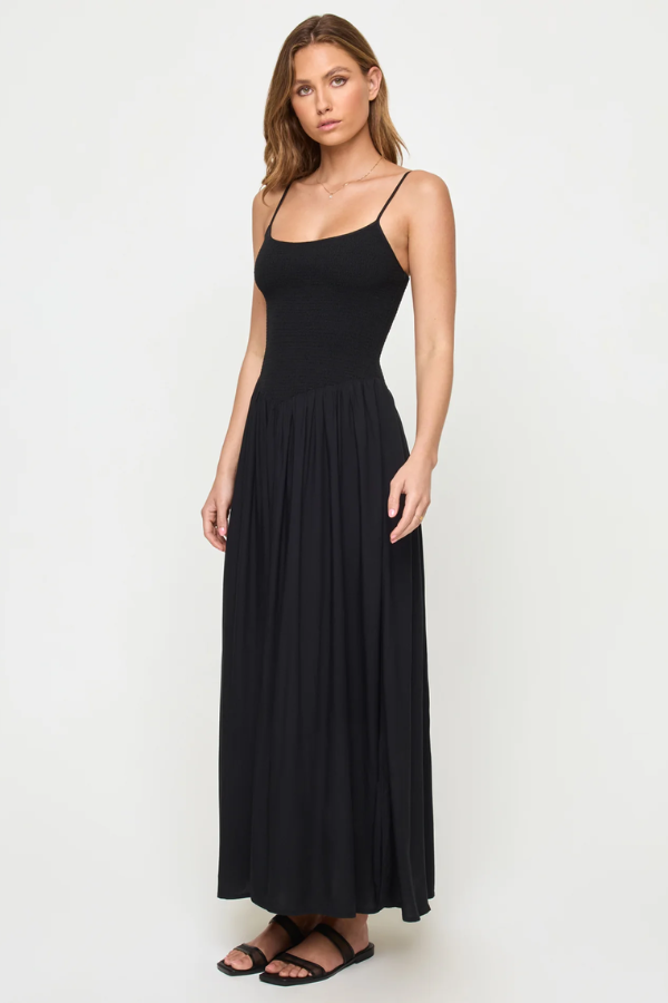 LSPACE - MISHA MIDI DRESS BLACK