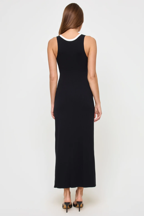 LSPACE - STEPH DRESS BLACK CREAM