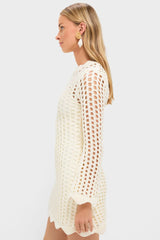 Ivory Knit Tamara Mini Dress
