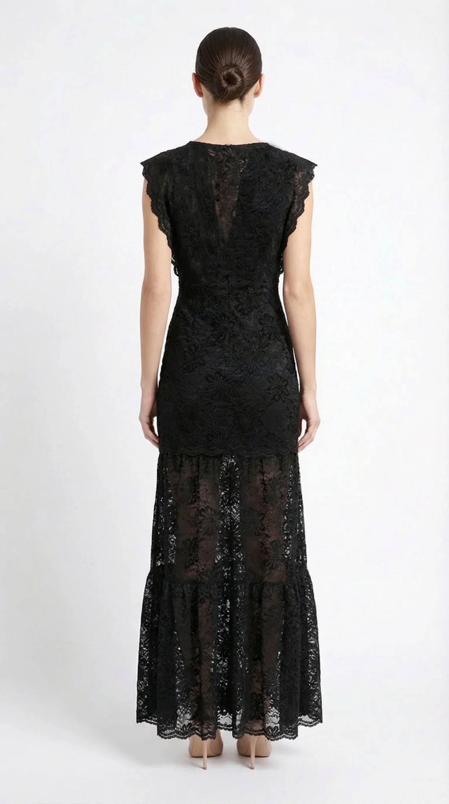 NIGHTCAP - FLEUR CALETTO MAXI BLACK