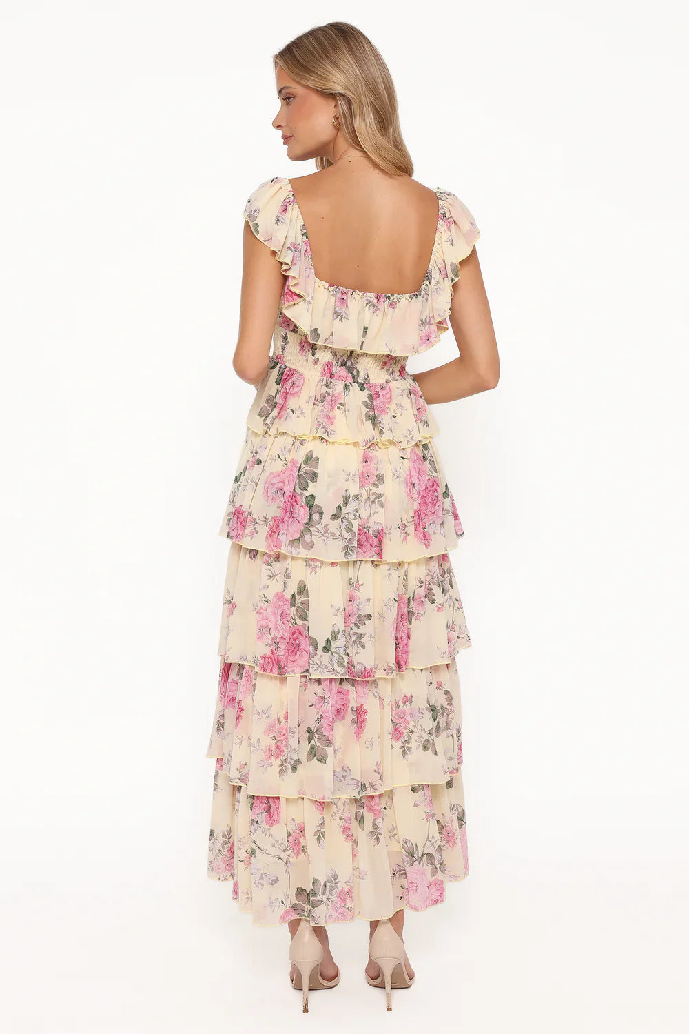 PETAL & PUP - BELLE MAXI DRESS YELLOW FLORAL