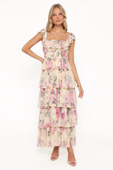 PETAL & PUP - BELLE MAXI DRESS YELLOW FLORAL