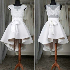 New Design Sexy See through Lace High Low homecoming dresseses, CM0001