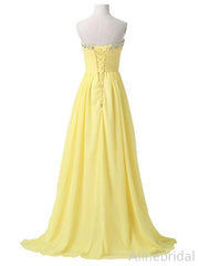 Elegant Aqua Blue Chifffon Strapless Empire Waist Prom Dress, Flowing Beaded Ruched Evening Dress, PD3823000