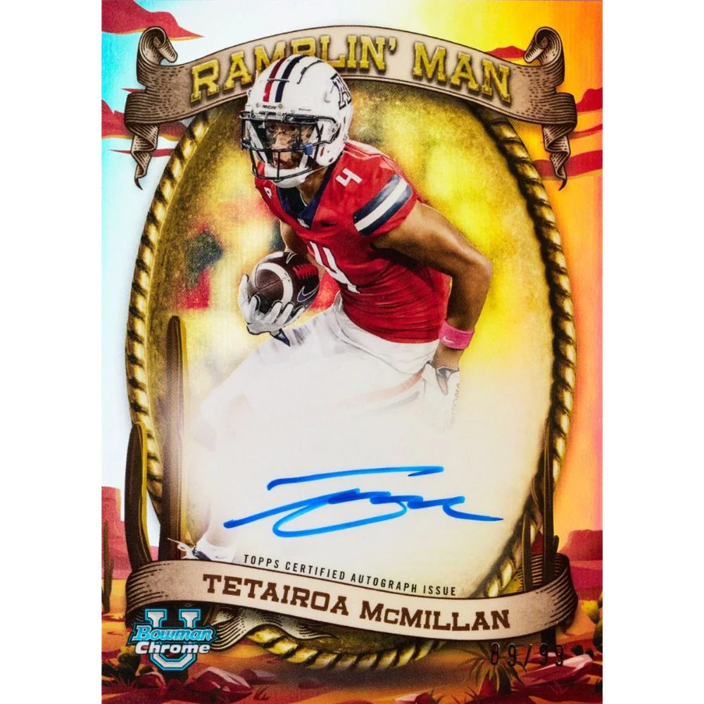 2024 Bowman Chrome University Football Monster Box (Winter Sale)