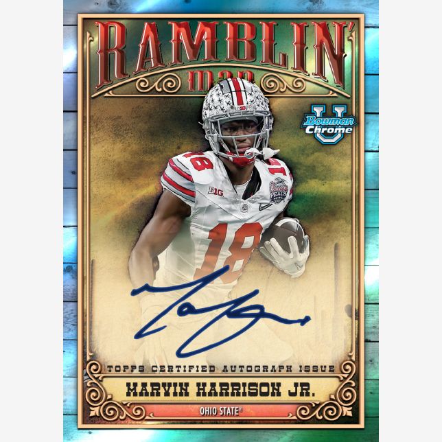 2023 Bowman Chrome University Football Hobby Box