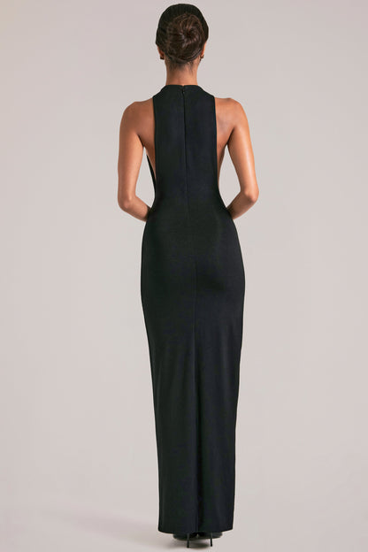 Sleeveless Maxi Dress  in Black