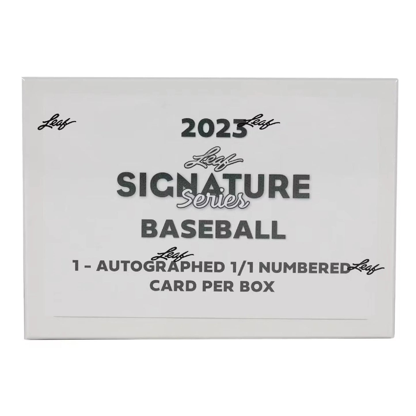 2023 Leaf Signature Series Baseball Hobby Box