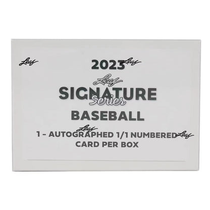 2023 Leaf Signature Series Baseball Hobby Box