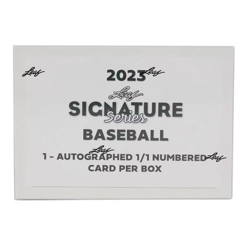 2023 Leaf Signature Series Baseball Hobby Box