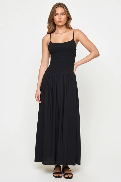 LSPACE - MISHA MIDI DRESS BLACK