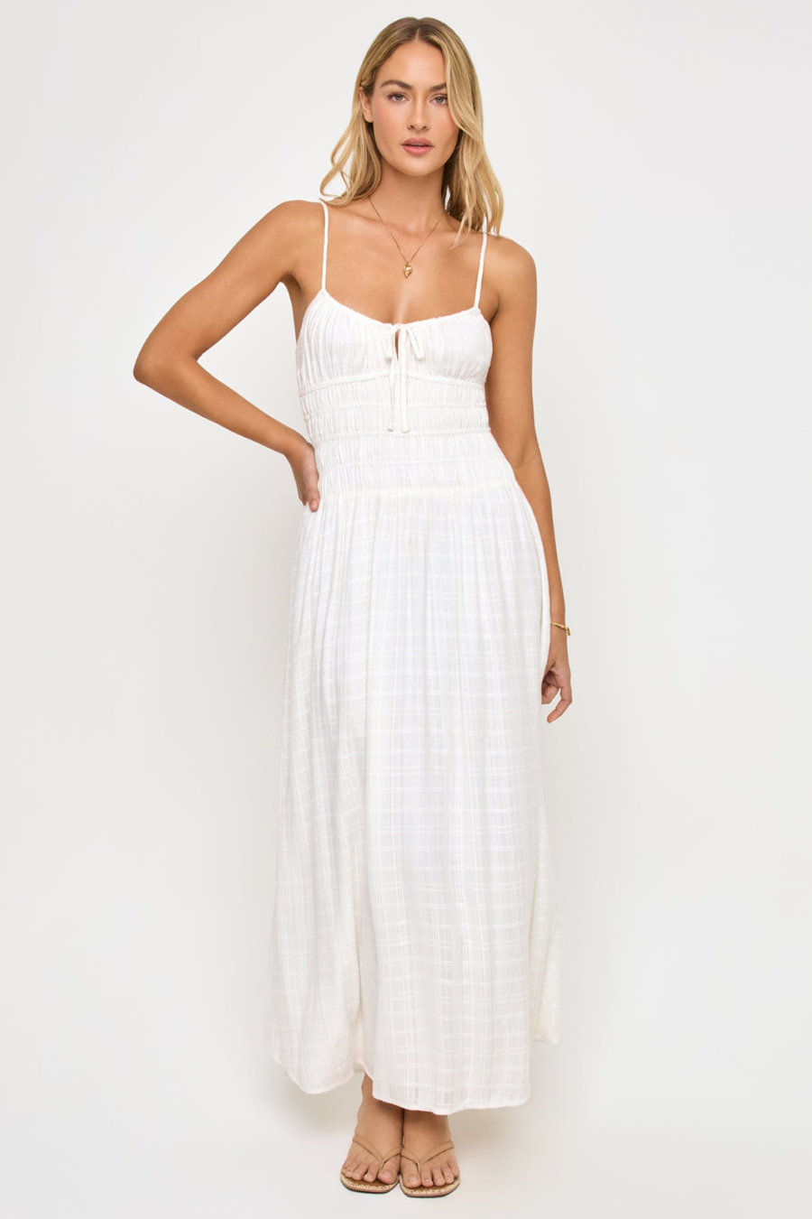 LSPACE - TALA DRESS CREAM