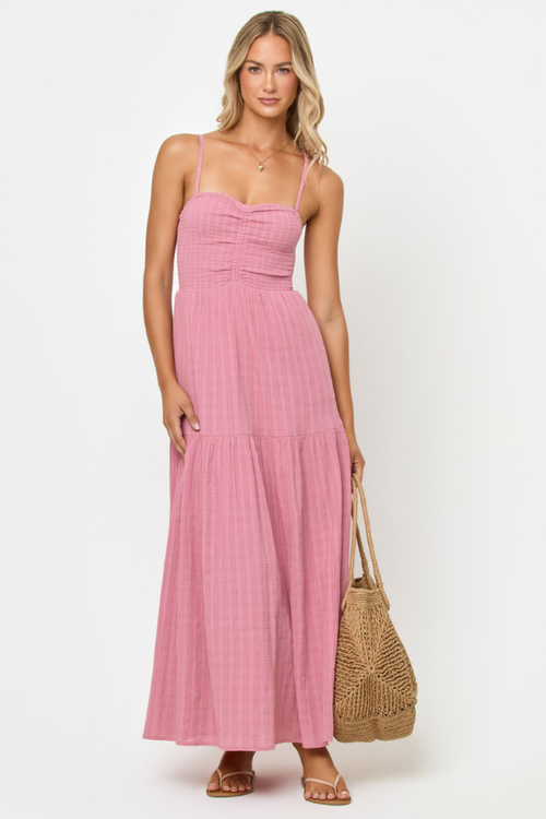 LSPACE - MALLORCA DRESS CHERRY BLOSSOM