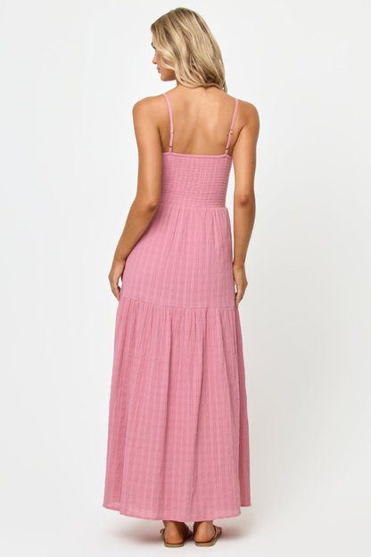 LSPACE - MALLORCA DRESS CHERRY BLOSSOM