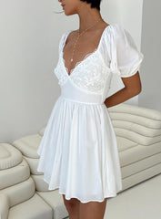 Krysten Mini Dress White