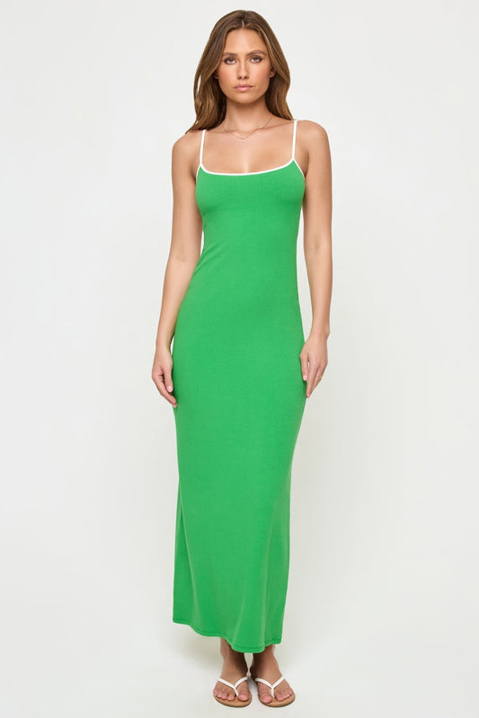 LSPACE - JORDANA DRESS CLOVER CREAM