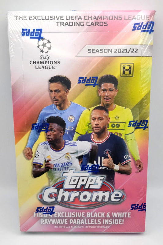 2021/22 Topps Chrome UEFA Champions League Soccer Hobby Box