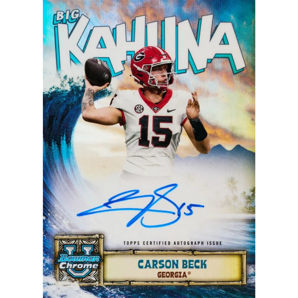 2024 Bowman Chrome University Football Monster Box (Winter Sale)