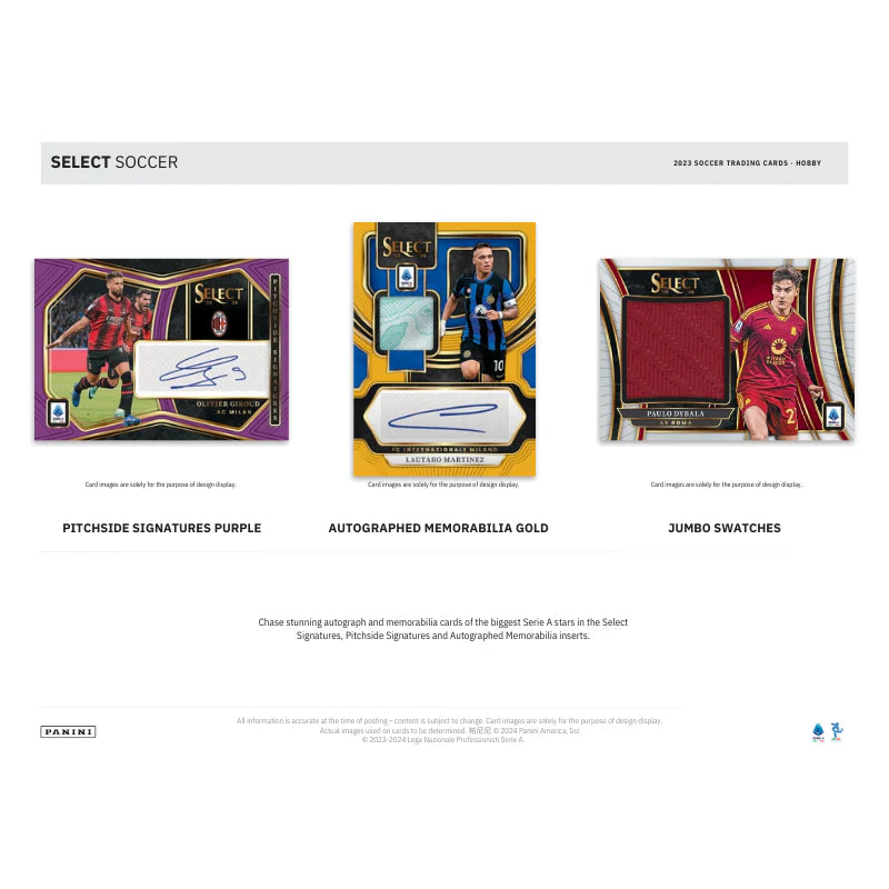 2023/24 Panini Select Serie A Soccer Hobby Box