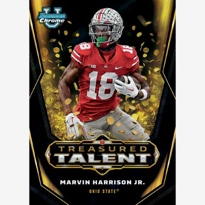 2023 Bowman University Chrome Sapphire Edition Football Hobby Box