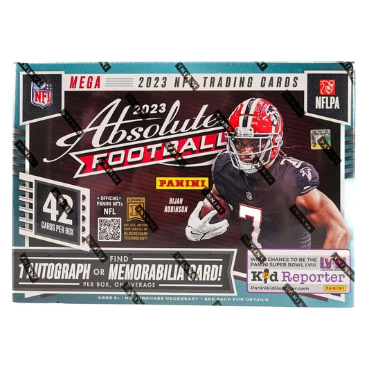 2023 Panini Absolute Football Hobby Mega Box (Teal)