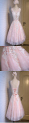 Short pink lace tight cute charming freshman homecoming prom gowns dress,BD0071