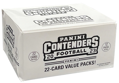 2023 Panini Contenders Football Fat Pack Cello Box