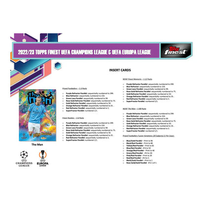 2022/23 Topps Finest UEFA Soccer Hobby Box