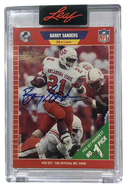 2023 Leaf Pro Set Metal Football Hobby Box