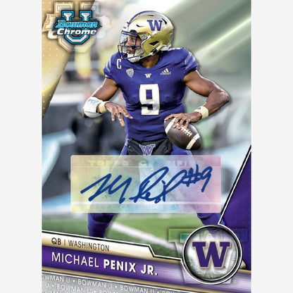 2023 Bowman Chrome University Football Blaster Box