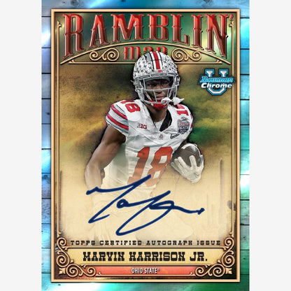 2023 Bowman Chrome University Football Blaster Box