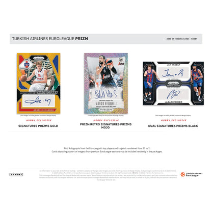 2023/24 Panini Prizm Euroleague Basketball Hobby Box