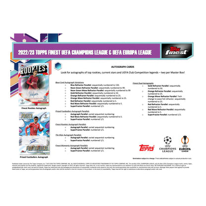 2022/23 Topps Finest UEFA Soccer Hobby Box