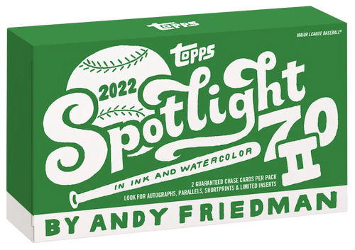 2022 Topps Spotlight 70 Series 2 Box by Andy Friedman
