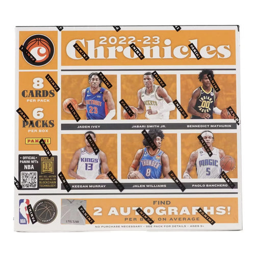 2022/23 Panini Chronicles Basketball Hobby Box