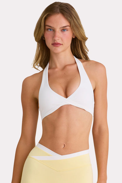 Soft Active Sports Bra in Milk