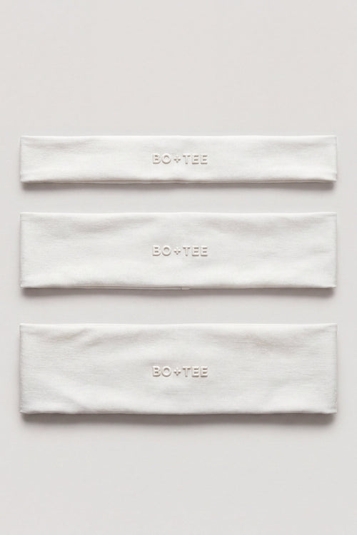 Soft Active Headband 3-Pack in Milk