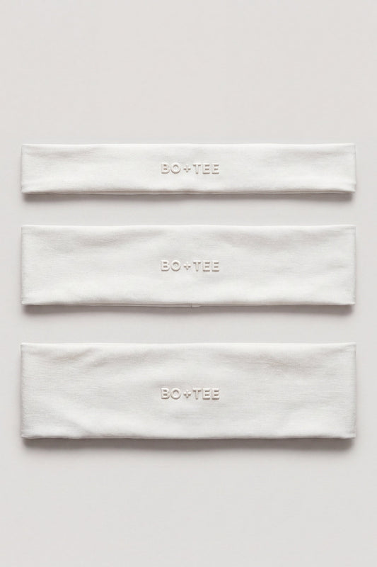Soft Active Headband 3-Pack in Milk