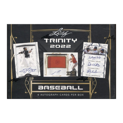 2022 Leaf Trinity Baseball Hobby Box