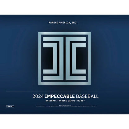 2024 Panini Impeccable Baseball Hobby 3 Box Case