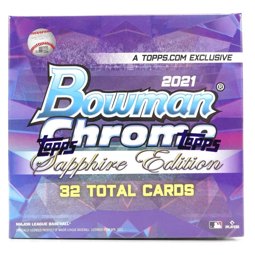2021 Bowman Chrome Sapphire Baseball Hobby Box