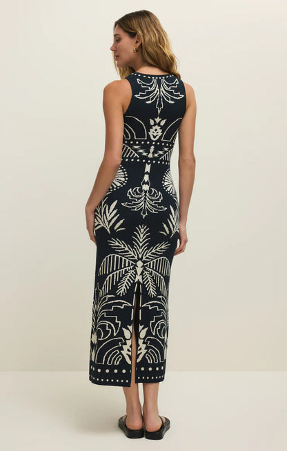 Z SUPPLY - ESPERANZA MIDI DRESS ECLIPSE