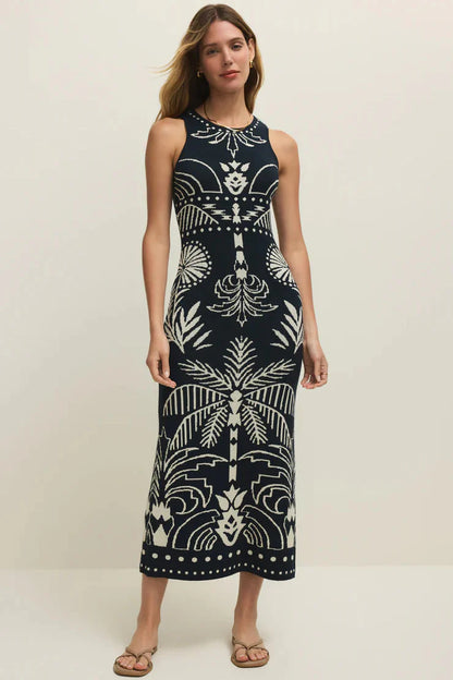 Z SUPPLY - ESPERANZA MIDI DRESS ECLIPSE