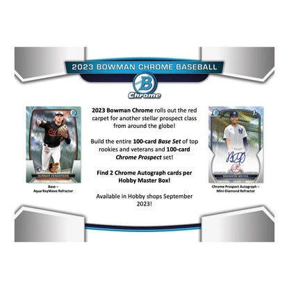 2023 Bowman Chrome Baseball Hobby Box