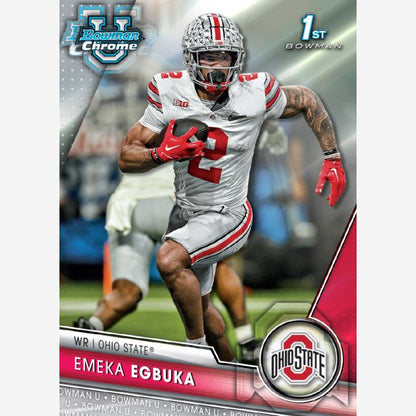 2023 Bowman Chrome University Football Hobby Box
