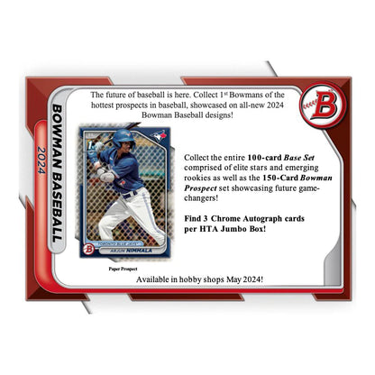2024 Bowman Baseball Jumbo Box