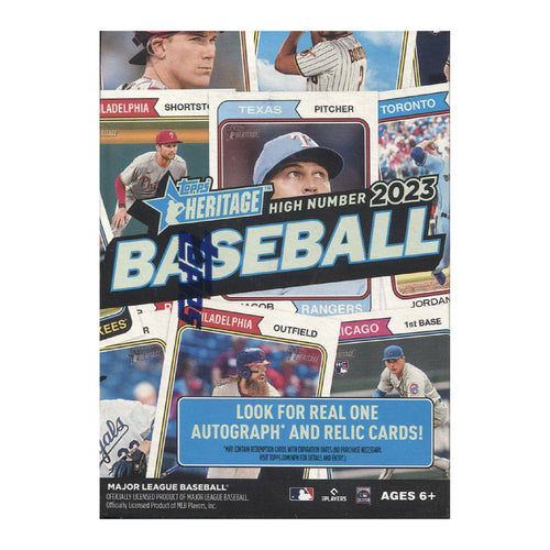 2023 Topps Heritage High Number Baseball Blaster Box