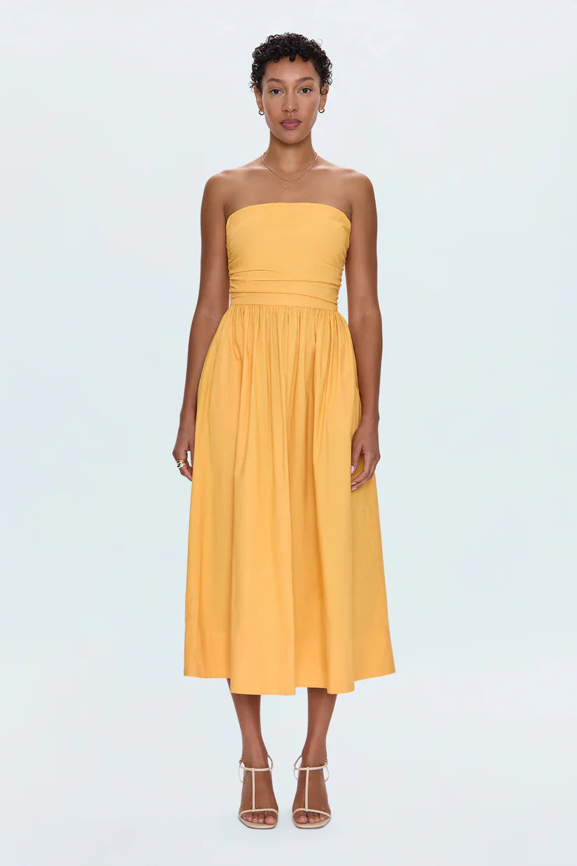 PISTOLA - FLORENCE STRAPPY BACK DRESS PAPAYA